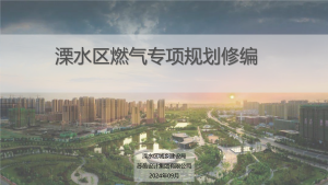 南京市溧水区燃气专项规划（2023-2035）方案汇报